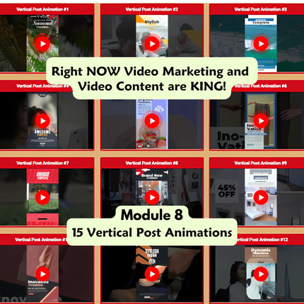 Cinematic Canva Video Templates | Create and Sell HQ Video Ads, Intros, Outros & Animations | No Software Needed | Master Resell Rights