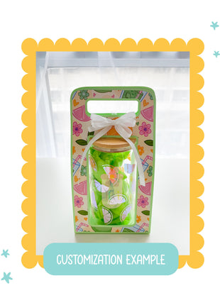 Libbey 16oz Glass Can Holder Template SVG AI DXF PDF