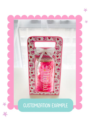 Libbey 16oz Glass Can Holder Template SVG AI DXF PDF