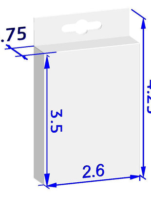 Peggable Poker Card Deck Tuck Box Template SVG PDF AI
