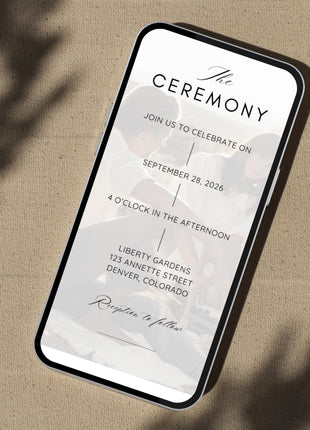 Digital wedding invitation with RSVP, Online wedding invite with rsvp tracking, wedding invite with countdown, RSVP tracking wedding invite