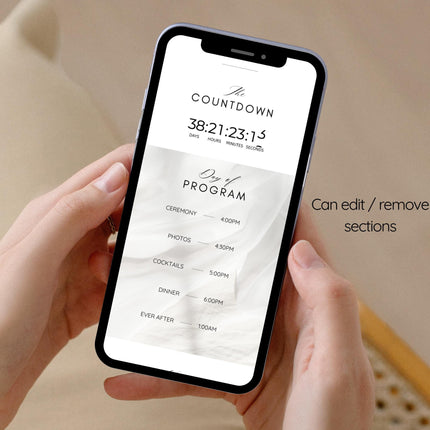 Digital wedding invitation with RSVP, Online wedding invite with rsvp tracking, wedding invite with countdown, RSVP tracking wedding invite