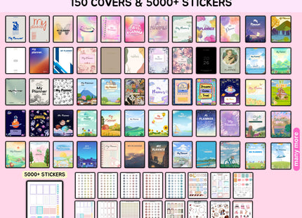 Daily Digital Planner Portrait 2025-2027 Undated Hyperlinked GoodNotes