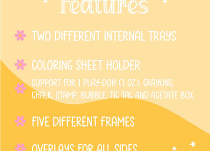 Printable Activity Party Favor Box Template for Kids Birthday Parties