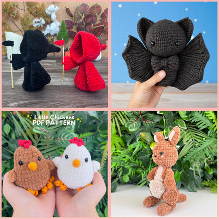 500+ Crochet Patterns, Crochet Pattern Bundle, Amigurumi Crochet Patterns, Animal Halloween Christmas Patterns