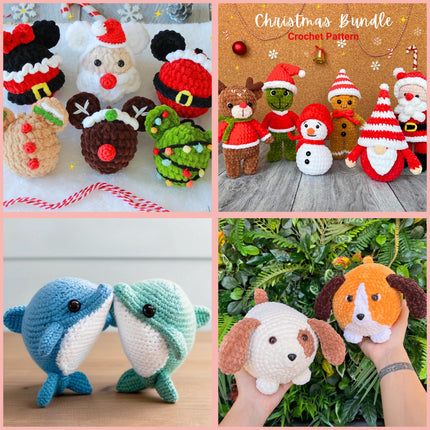 500+ Crochet Patterns, Crochet Pattern Bundle, Amigurumi Crochet Patterns, Animal Halloween Christmas Patterns