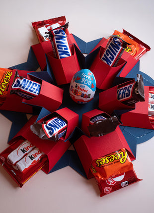 Baseball Cap Explosion Box SVG Template for Cricut Crafts