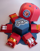 Baseball Cap Explosion Box SVG Template for Cricut Crafts