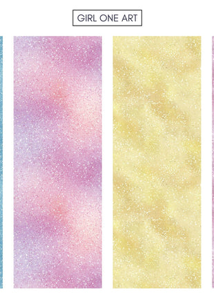 Dreamy Pastel Digital Paper Textures Rainbow Glitter Cloud Patterns