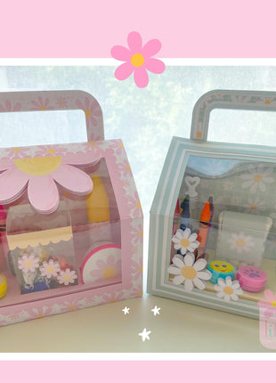 Printable Activity Party Favor Box Template for Kids Birthday Parties