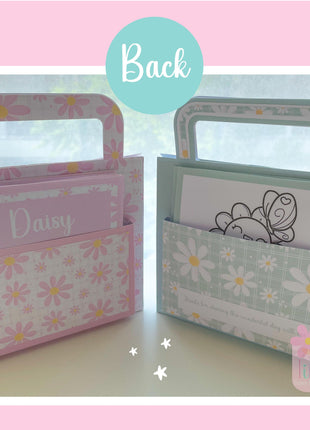 Printable Activity Party Favor Box Template for Kids Birthday Parties