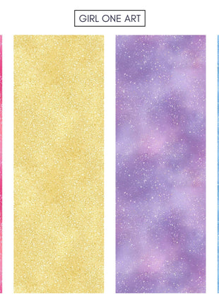 Dreamy Pastel Digital Paper Textures Rainbow Glitter Cloud Patterns