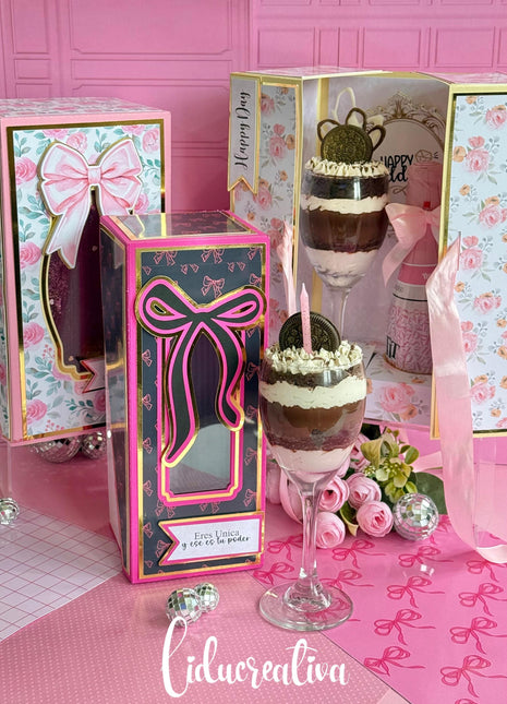 Copacake Box Templates for Cake Cups SVG PDF STUDIO Pack