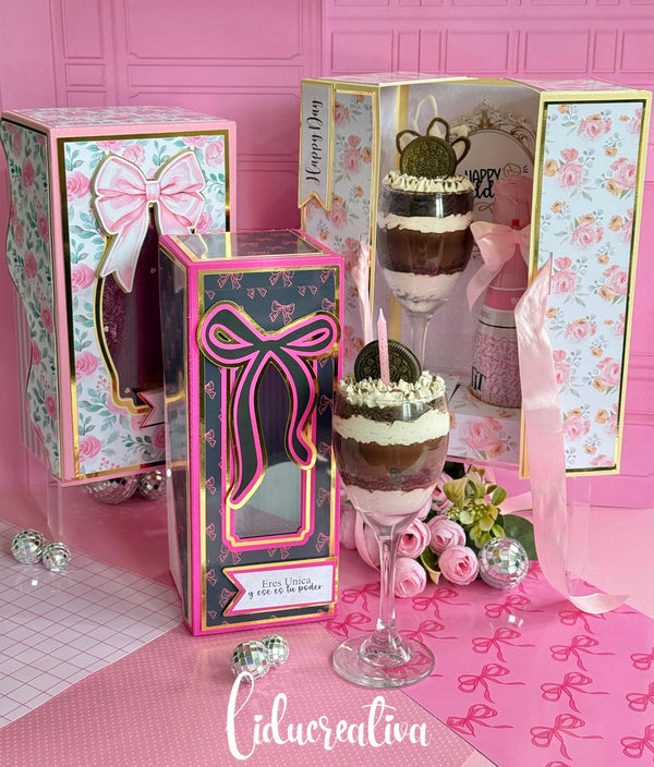 Copacake Box Templates for Cake Cups SVG PDF STUDIO Pack