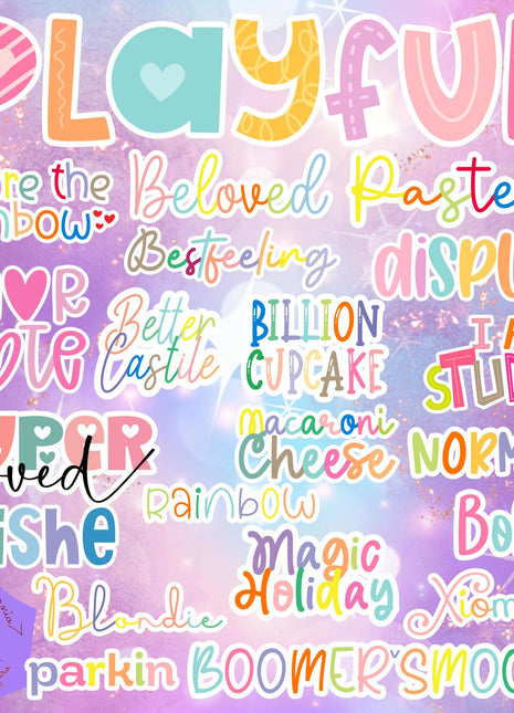 Playful font, playful font, beautiful fonts, beautiful typefaces, playful typography, there are more than 20. Includes fonts in .TTF and .OTF