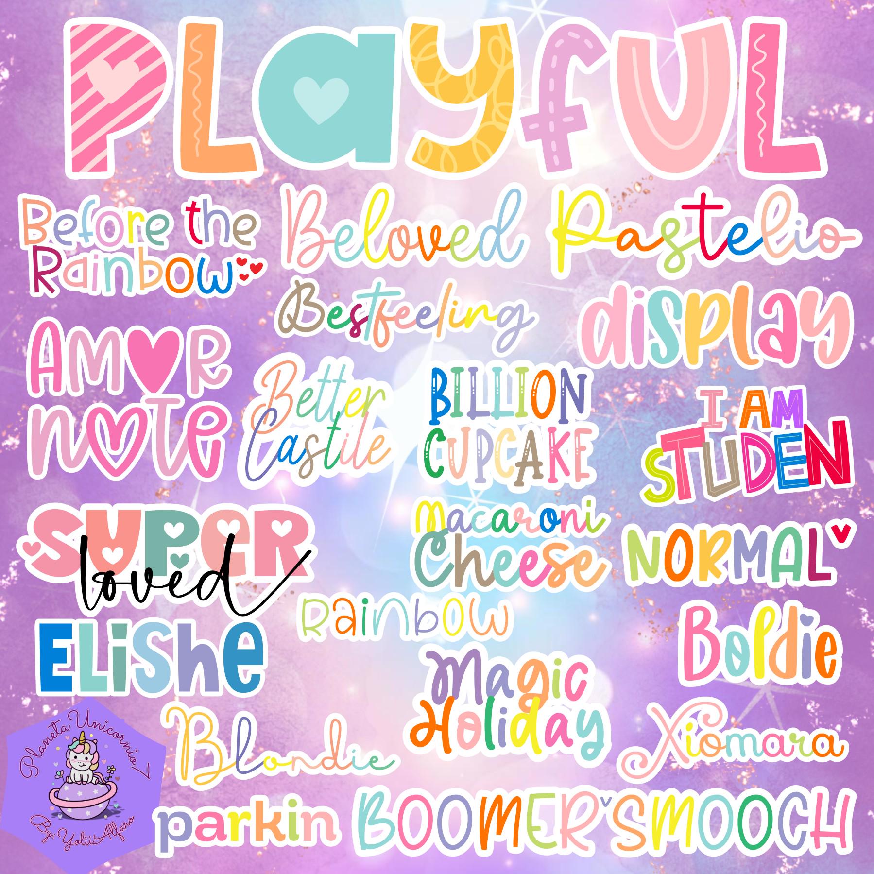 Playful & Beautiful Fonts Bundle – 20+ Creative Typefaces (.TTF/.OTF ...