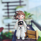 MAYA doll, Crochet PDF files in English, French,Spanish, Portuguese, German, aimigurumi doll pattern, Crochet doll pattern