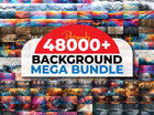 48000+ High-Resolution JPG Backdrop Bundle for Photographers and Designers