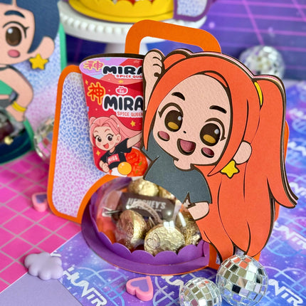 K-Pop Candy Holder Printable Templates Pack — 3 Cute Characters