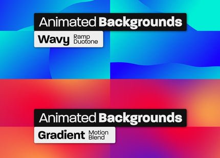 800 Animated Backgrounds Bundle for Premiere Pro Loopable Overlays