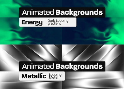 800 Animated Backgrounds Bundle for Premiere Pro Loopable Overlays