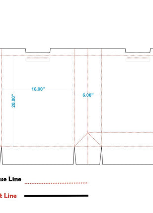 Paper Bag Dieline Bundle 5 Sizes Kraft Bag Template Pack