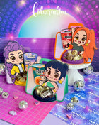 K-Pop Candy Holder Printable Templates Pack — 3 Cute Characters
