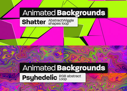 800 Animated Backgrounds Bundle for Premiere Pro Loopable Overlays