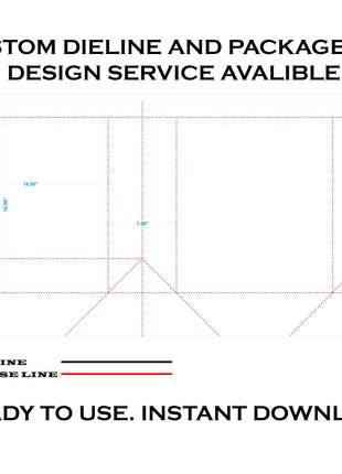 5 Paper Bag Dieline Bundle SVG Templates for Kraft Bags