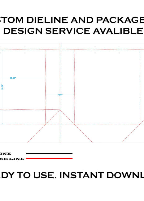 5 Paper Bag Dieline Bundle SVG Templates for Kraft Bags