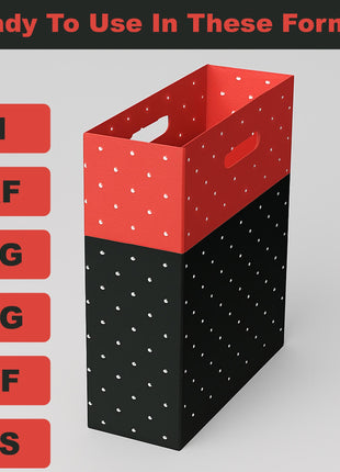 Paper Bag Dieline Bundle 5 Sizes Kraft Bag Template Pack