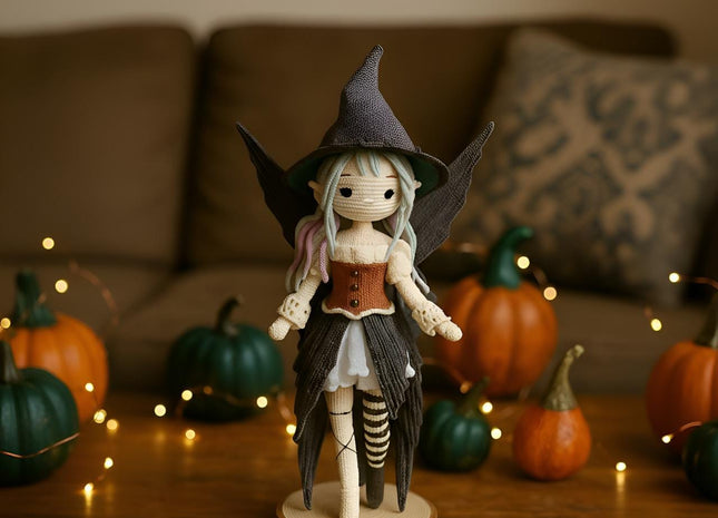 Amigurumi Witch Fairy Crochet Doll Pattern