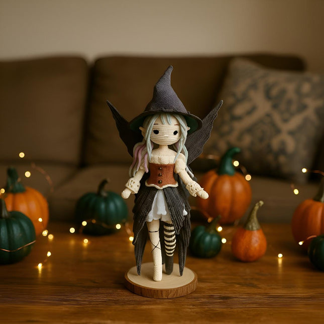Amigurumi Witch Fairy Crochet Doll Pattern