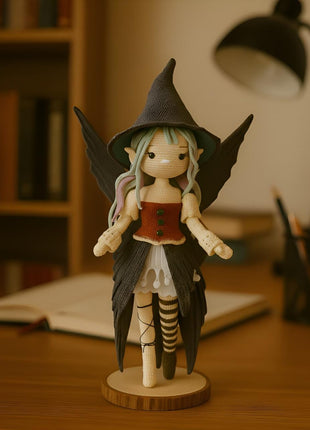 Amigurumi Witch Fairy Crochet Doll Pattern