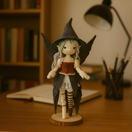 Amigurumi Witch Fairy Crochet Doll Pattern