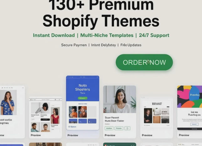 130+ Shopify Themes List: Essential Multi-Niche Digital Templates for E-commerce Success