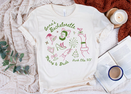 Hand-Drawn Christmas Bachelorette SVG Bundle Holiday Doodles Whimsical Clipart