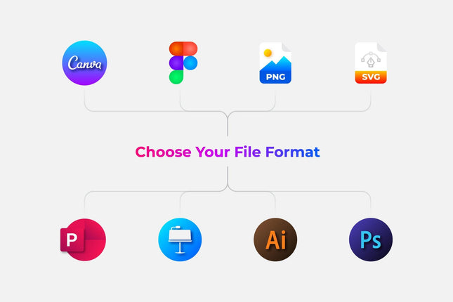 Artificial Intelligence Outline Icons Pack, 50 Editable SVG PNG EPS