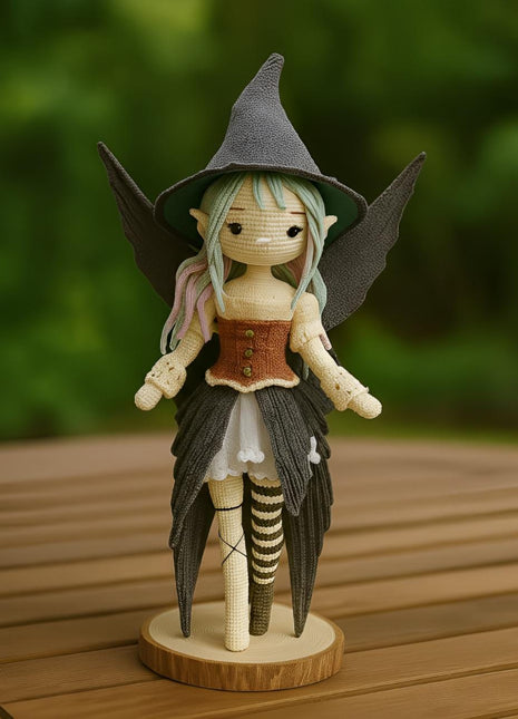 Amigurumi Witch Fairy Crochet Doll Pattern