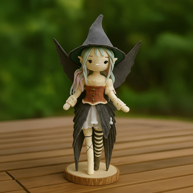 Amigurumi Witch Fairy Crochet Doll Pattern