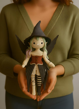 Amigurumi Witch Fairy Crochet Doll Pattern