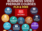 1500+ Business Video Courses Bundle with PLR & MRR Rights