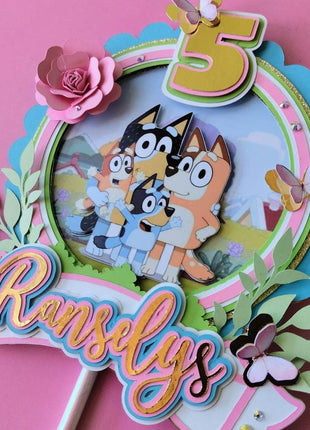 40-Theme Editable Cake Topper Files for Silhouette Studio Instant Download