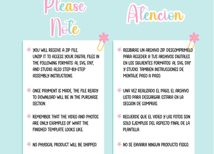Printable Kids Activity Box Template Editable DIY Party Favor Kit