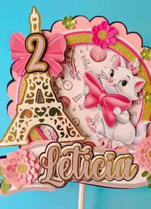 40-Theme Editable Cake Topper Files for Silhouette Studio Instant Download