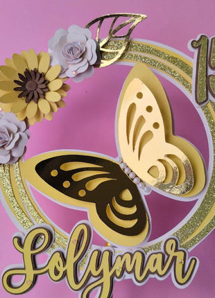 40-Theme Editable Cake Topper Files for Silhouette Studio Instant Download