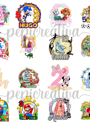 50 3D Cake Topper SVG Designs for Cricut Silhouette Parties