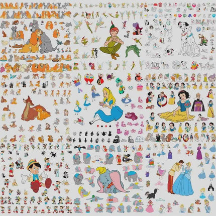 60,000+ Mega SVG PNG Bundle — Disney Princess, Mickey, Pixar Clipart