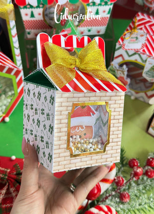 Editable Christmas Gift Box SVG Kit with 9 Printable Templates