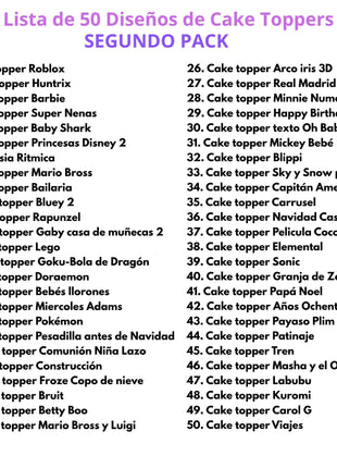 50 3D Cake Topper SVG Designs for Cricut Silhouette Parties